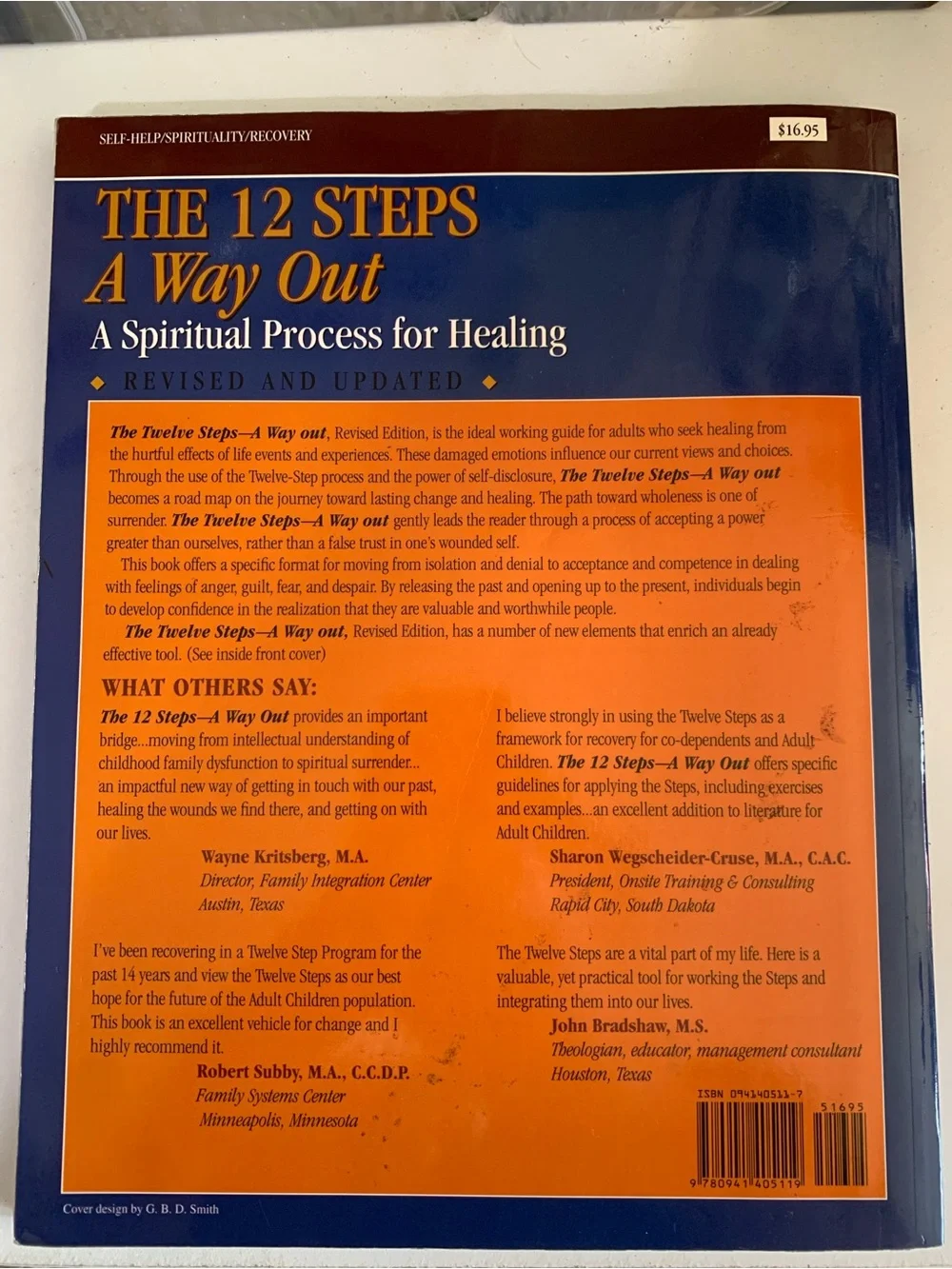 The 12 Steps A Way Out - Blue Cover Spiritual Recovery Guide